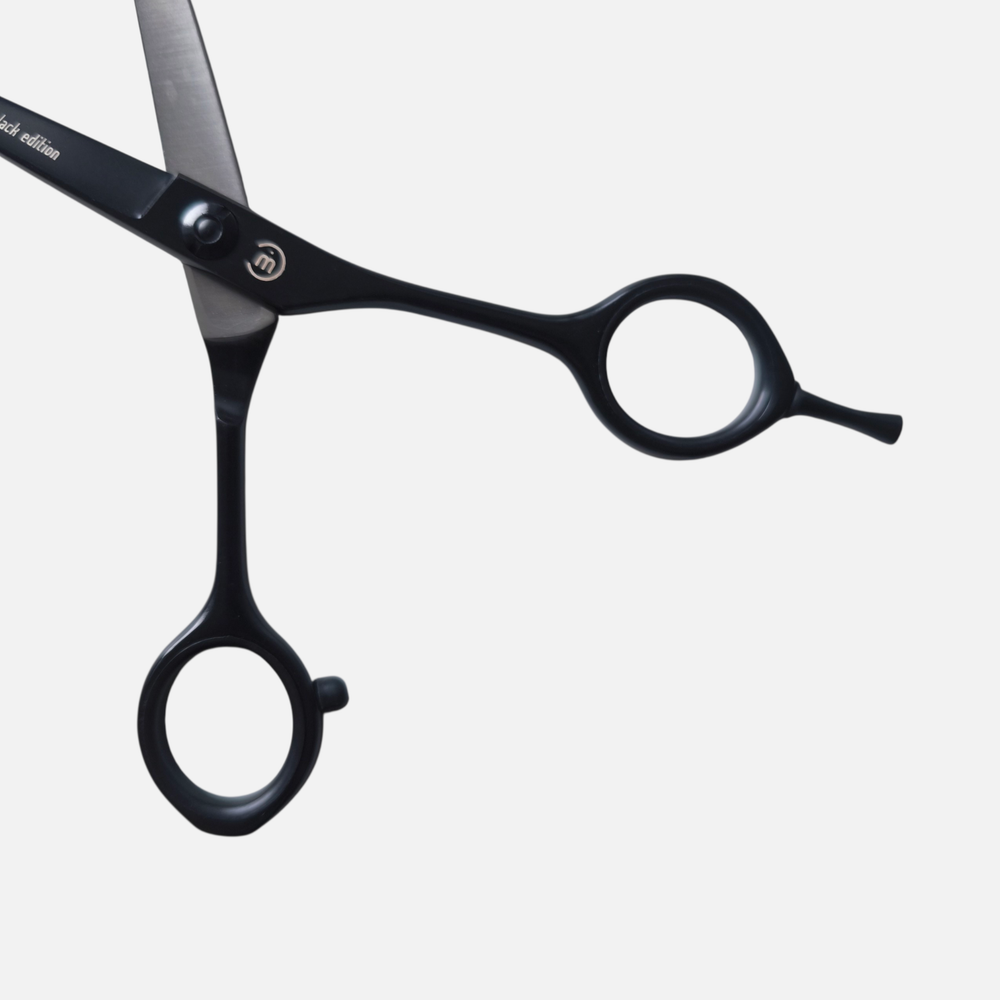 Прямые парикмахерские ножницы 5.5" Black Edition Melon