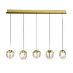 Подвесной светильник MD24001033-5B gold/clear