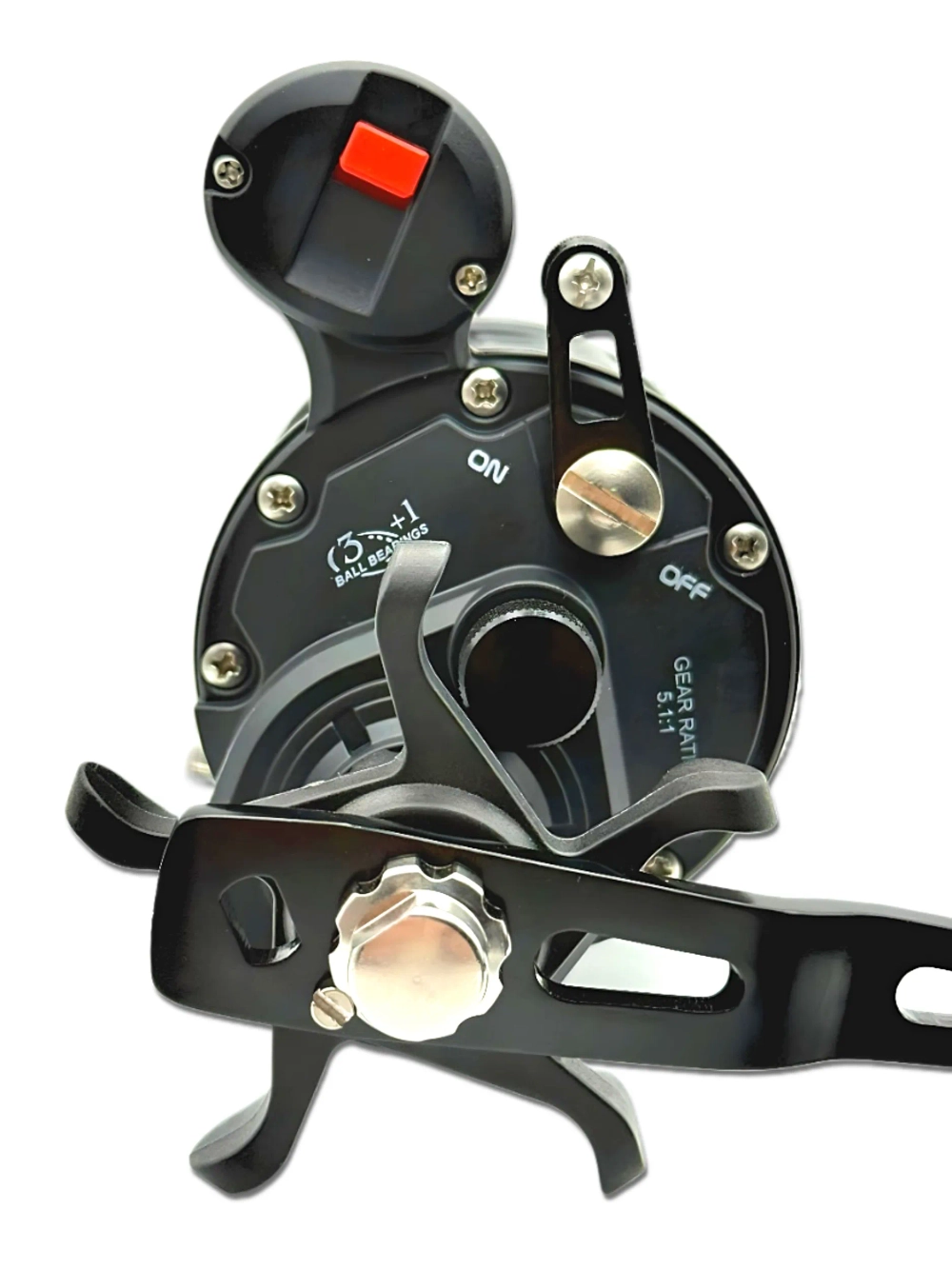 Катушка мультипликаторная Kaida TEC-20L со счетчиком, под левую руку (2000, 3+1BB)