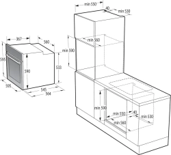 Электрический духовой шкаф Gorenje BO6725E02BG