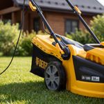 Газонокосилка электрическая Denzel GM-1800, 1800 Вт, шир. 38 см, 6 уров., травосб. 40 л.