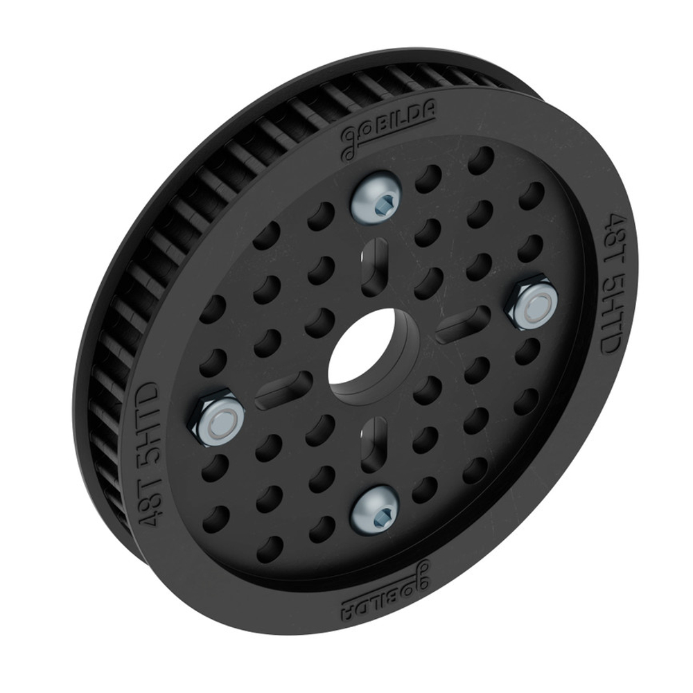 3415 Series 5mm HTD Pitch Hub Mount Timing Belt Pulley (14mm Bore, 48 Tooth)