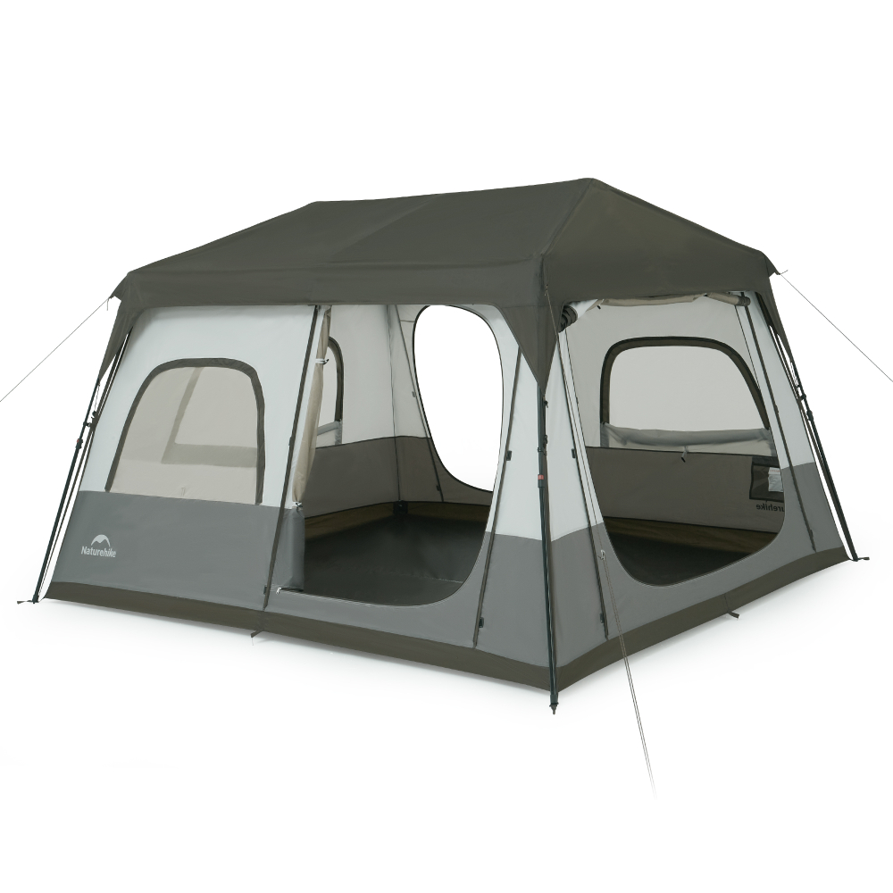Палатка Naturehike Cape 8.3 быстросборная, серая, артикул CNK2350WS014-MBR