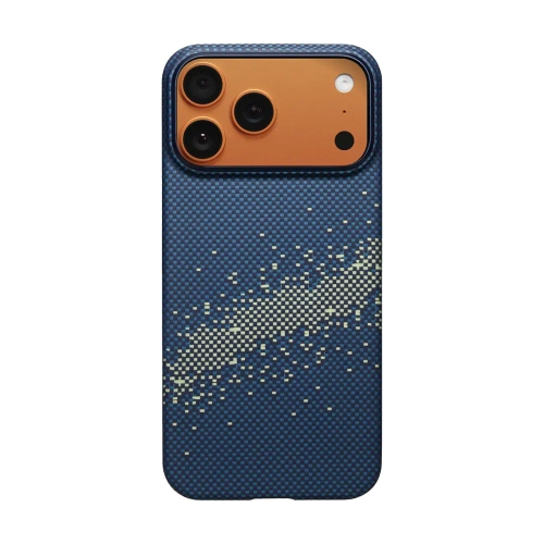 Чехол PITAKA Ultra-Slim Case для Apple iPhone 17 Pro (PitaTap) MagSafe, Milky Way Galaxy