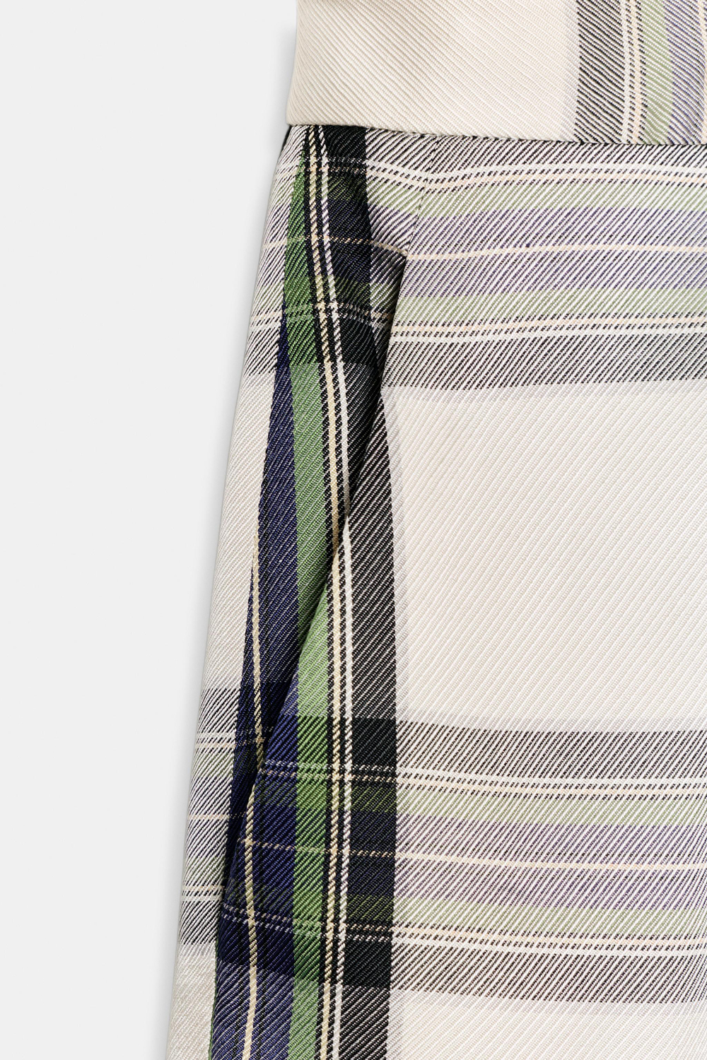 ШИРОКИЕ БРЮКИ В КЛЕТКУ — ZW COLLECTION — ZARA