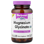 Bluebonnet Nutrition, Глицинат магния, 120 растительных капсул (100 мг на капсулу)