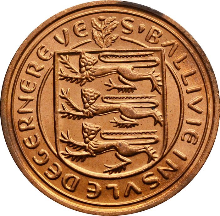 2 пенса 1979 Гернси UNC