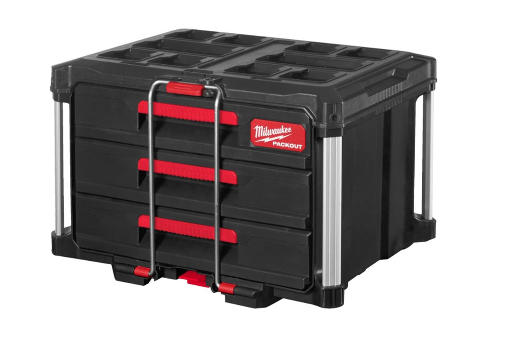 Milwaukee Ящик PACKOUT с 3-мя выдвижными отсеками 4932472130