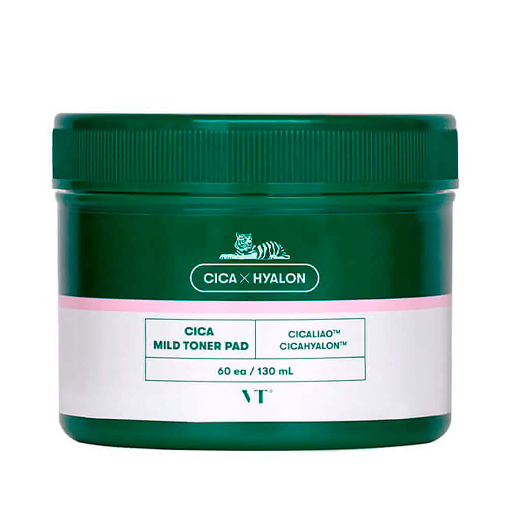 Пэды с центеллой успокаивающие VTCOSMETICS Cica Mild Toner Pad 60 шт