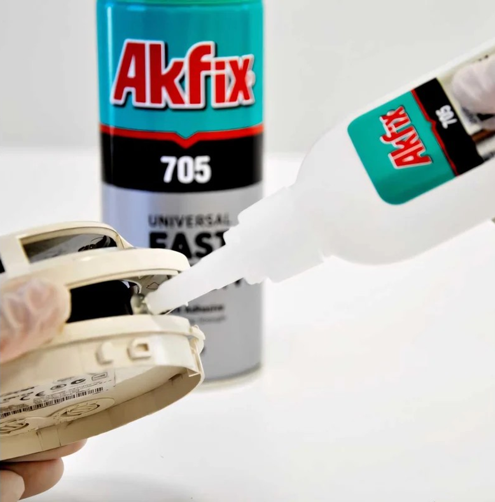 Клей-экспресс Akfix 705 (400 гр + 100 мл) Набор для склеивания