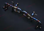 Облегченная титановая выхлопная система X-pipe для Lamborghini Huracan 2014-2020 Ламборгини Хуракан глушитель заслонки