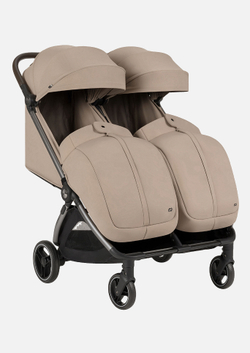 Carrello Коляска для двойни Link Island Beige