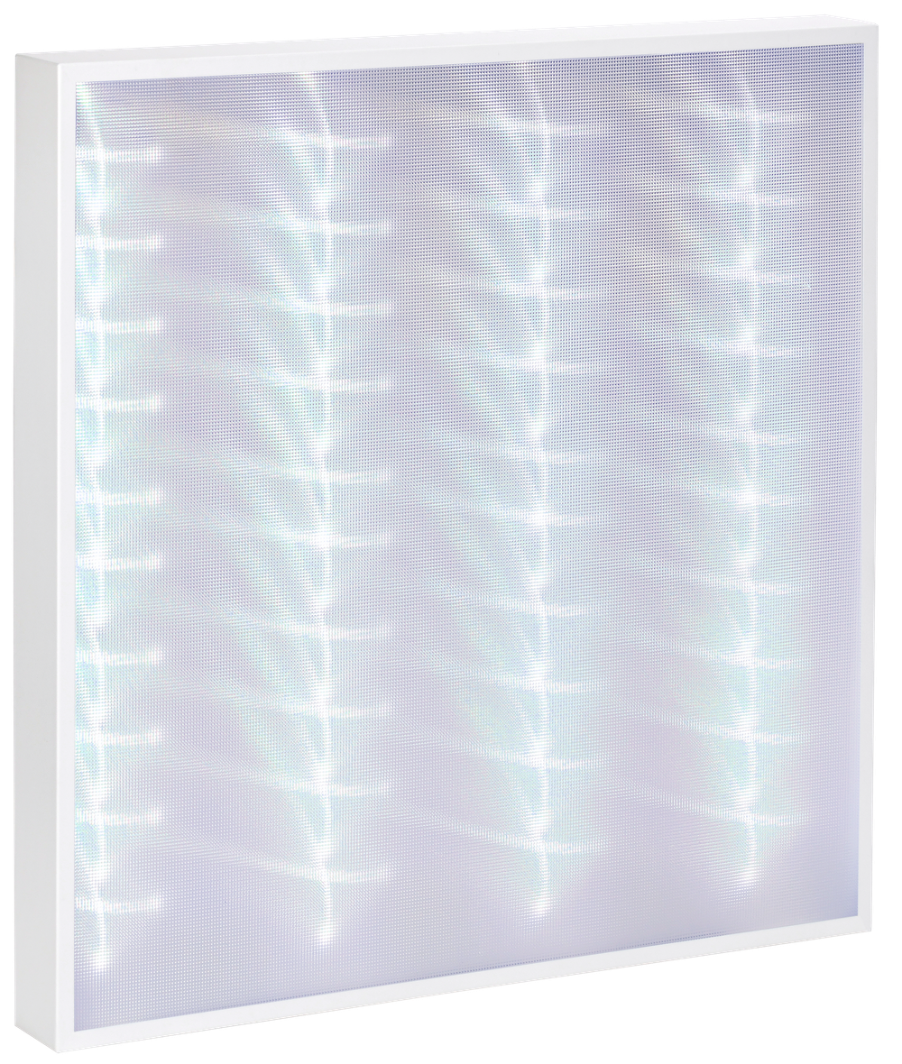 Светильник LED ДВО 2001 40Вт 6500К IP40 588х588мм Грильято микропризма LIGHTING PRO IEK