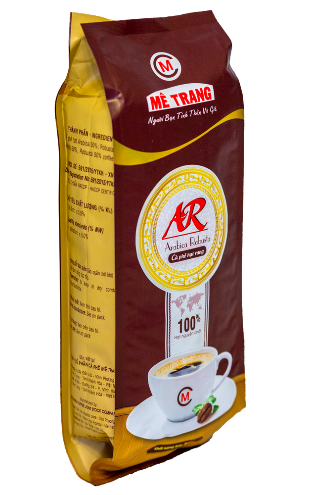 Кофе Me Trang Arabica&amp;Robusta зерновой 500 гр, 2 шт