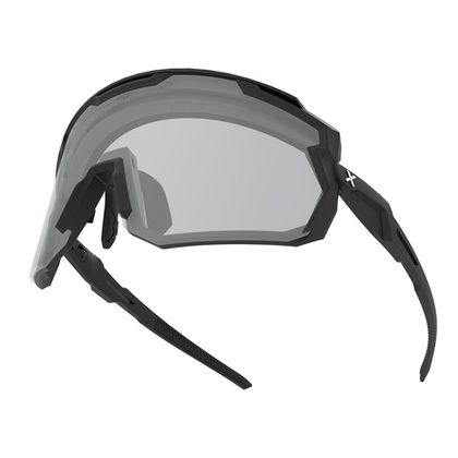 Спортивные очки HILX Samurai / Matt Solid Black / Black Polarized Lens + Clear Lens