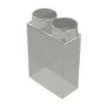 Элемент прозрачный высокий 6x3x10 см для конструктора 5"
