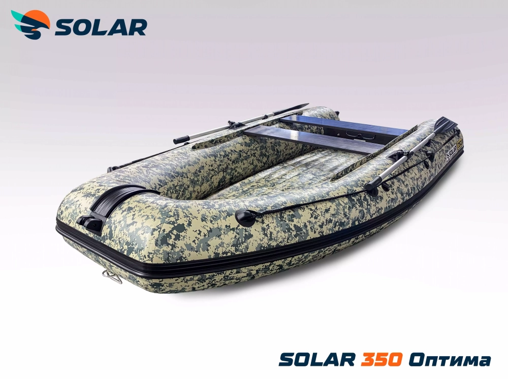 Лодка надувная моторная solar-350 к (оптима)