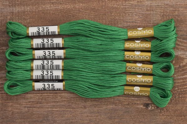 Мулине Lecien Cosmo, цв. 0335 / 6 мот. по 8 метров, в 6 сложений
