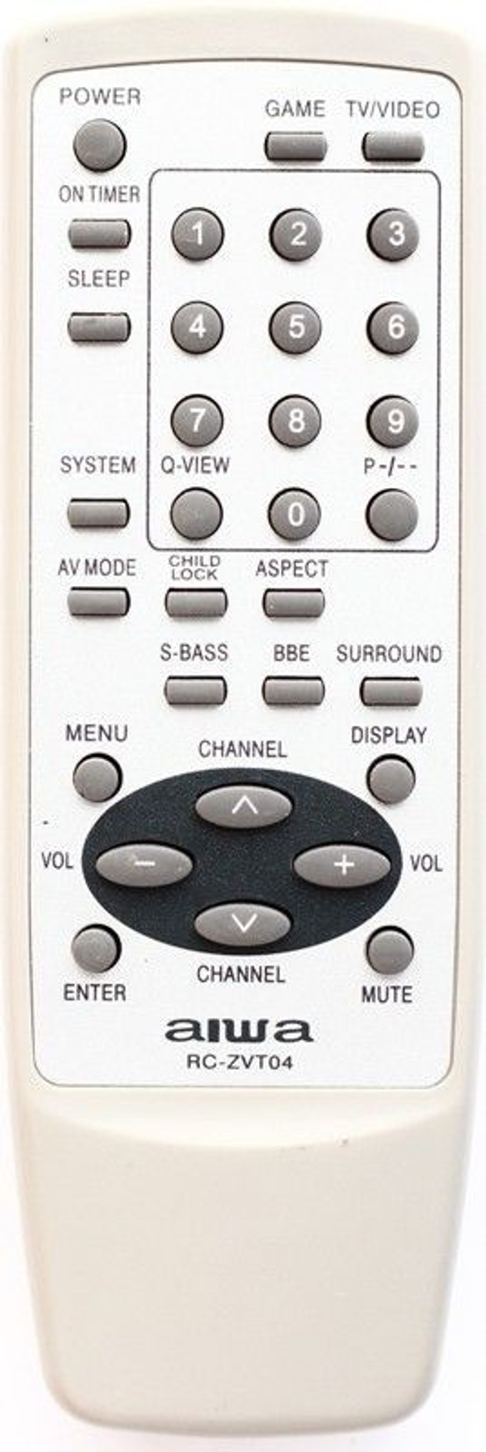 Пульт для AIWA RC-ZVT04