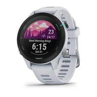 Смарт часы Garmin Forerunner 255S Music с белым ремешком