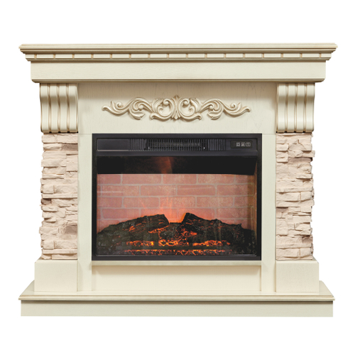 Каминокомплект Real Flame Marseilles Luxe 24 WT с очагом Irvine 24