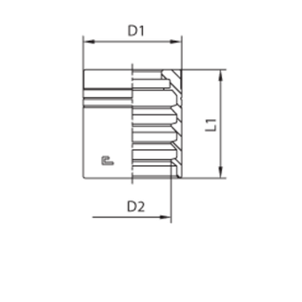 Муфта DN 05 2SN