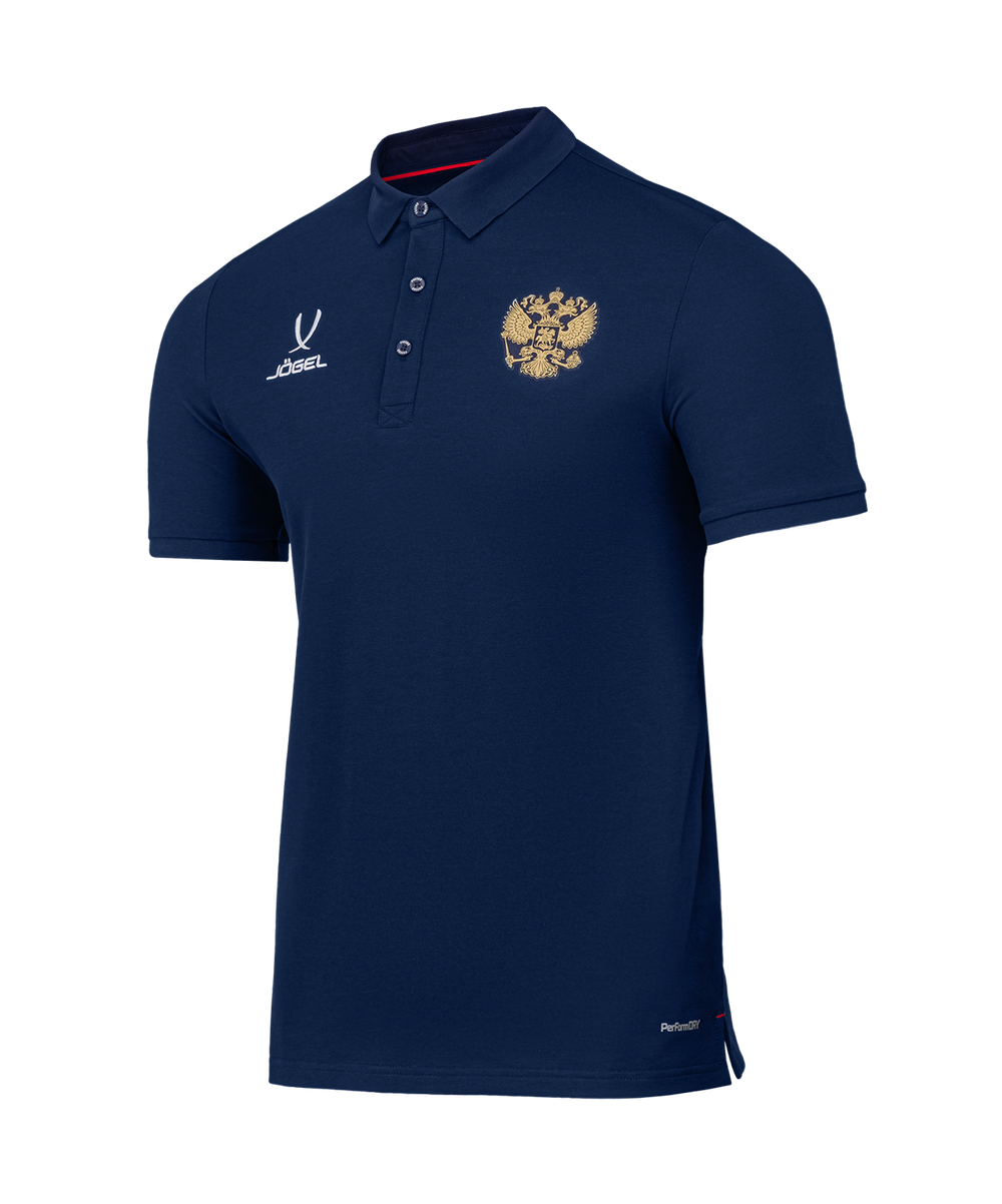 Поло Jögel NATIONAL PerFormDRY Classic Polo CZ, тёмно-синий