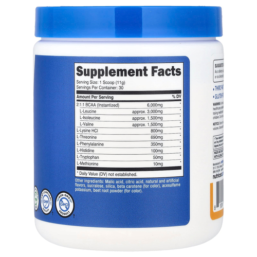 Nutricost, Performance, EAA в порошке, со вкусом персика и манго, 330 г (11,8 унции)