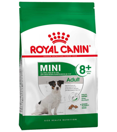 Роял Канин Mini Adult Для собак 8+ 4кг.