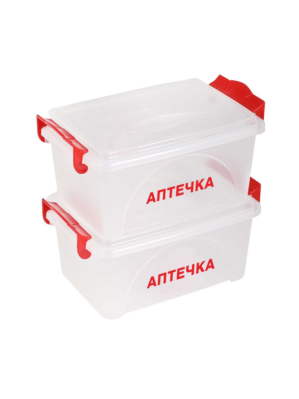 Контейнер "Аптечка" 2,5 л прямоугольный с ручками (7370)