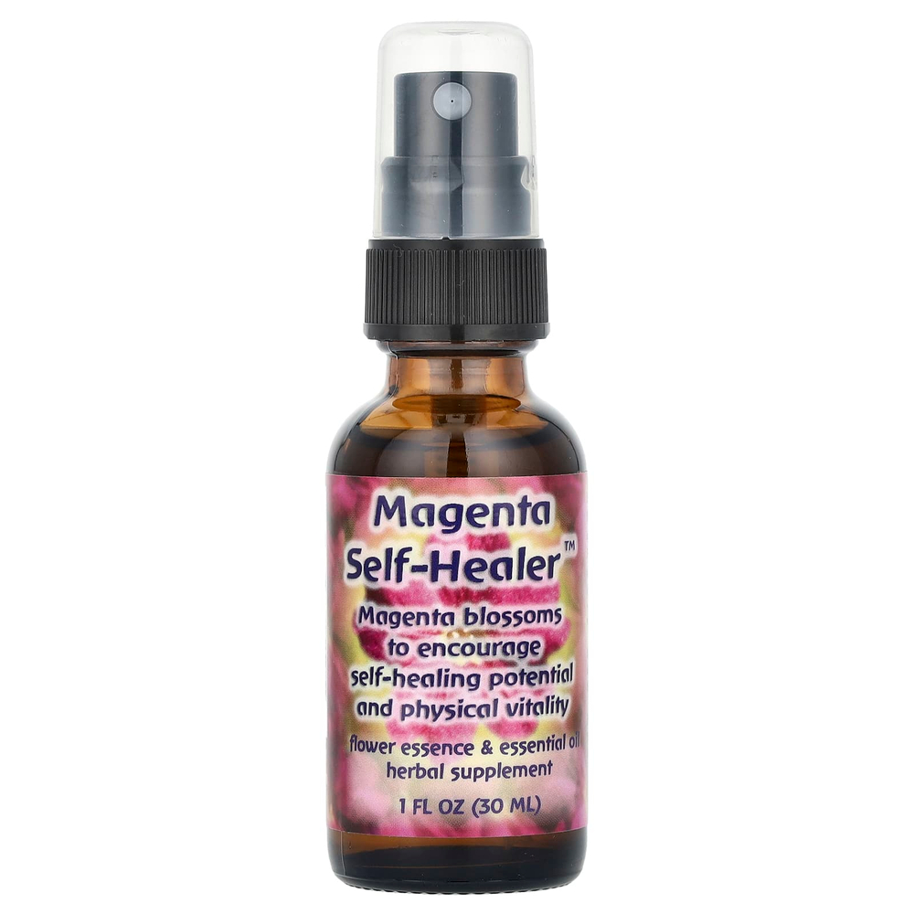 Flower Essence Services, Magenta Self-Healer ™, цветочная эссенция и эфирное масло, 30 мл (1 жидк. унц.)