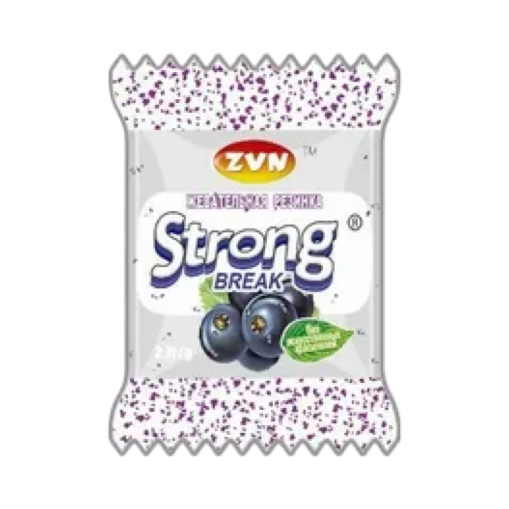 Жевательная резинка Strong break черника мята