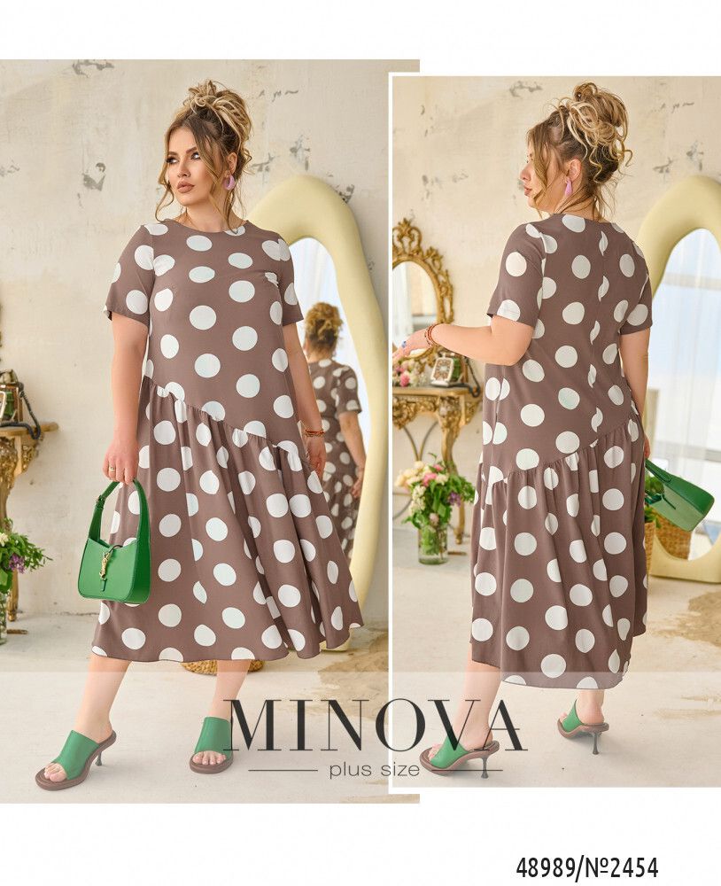 Платье 2454-капучино Minova Платье 2454-капучино Minova