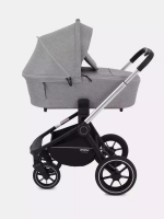 Коляска детская MOWBaby "ZOOM"PU (2в1) RA086 Silver Beige
