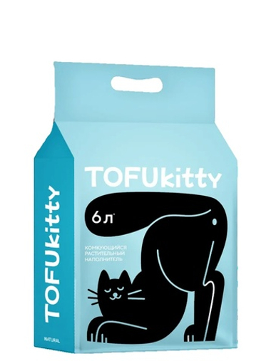 Наполнитель Tofukitty растительный комкующийся для кошек 10 л