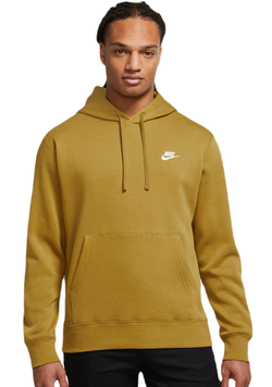 Мужская теннисная кофта Nike Sportswear Club Fleece Pullover Hoodie - Коричневый