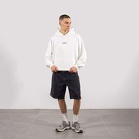 Худи UNIFORM Everyday Destructive logo, белый