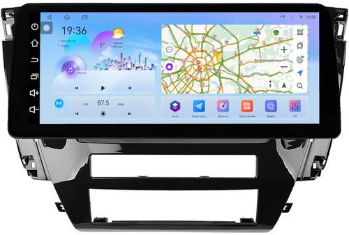 Магнитола для Mitsubishi Pajero Sport 3 2020-2024, Montero Sport (прямоугольный климат, рамка 9) - FarCar S500-TS18 монитор 12.3" 2K QLED на Android 14, Быстрая, CarPlay, 4G SIM-слот