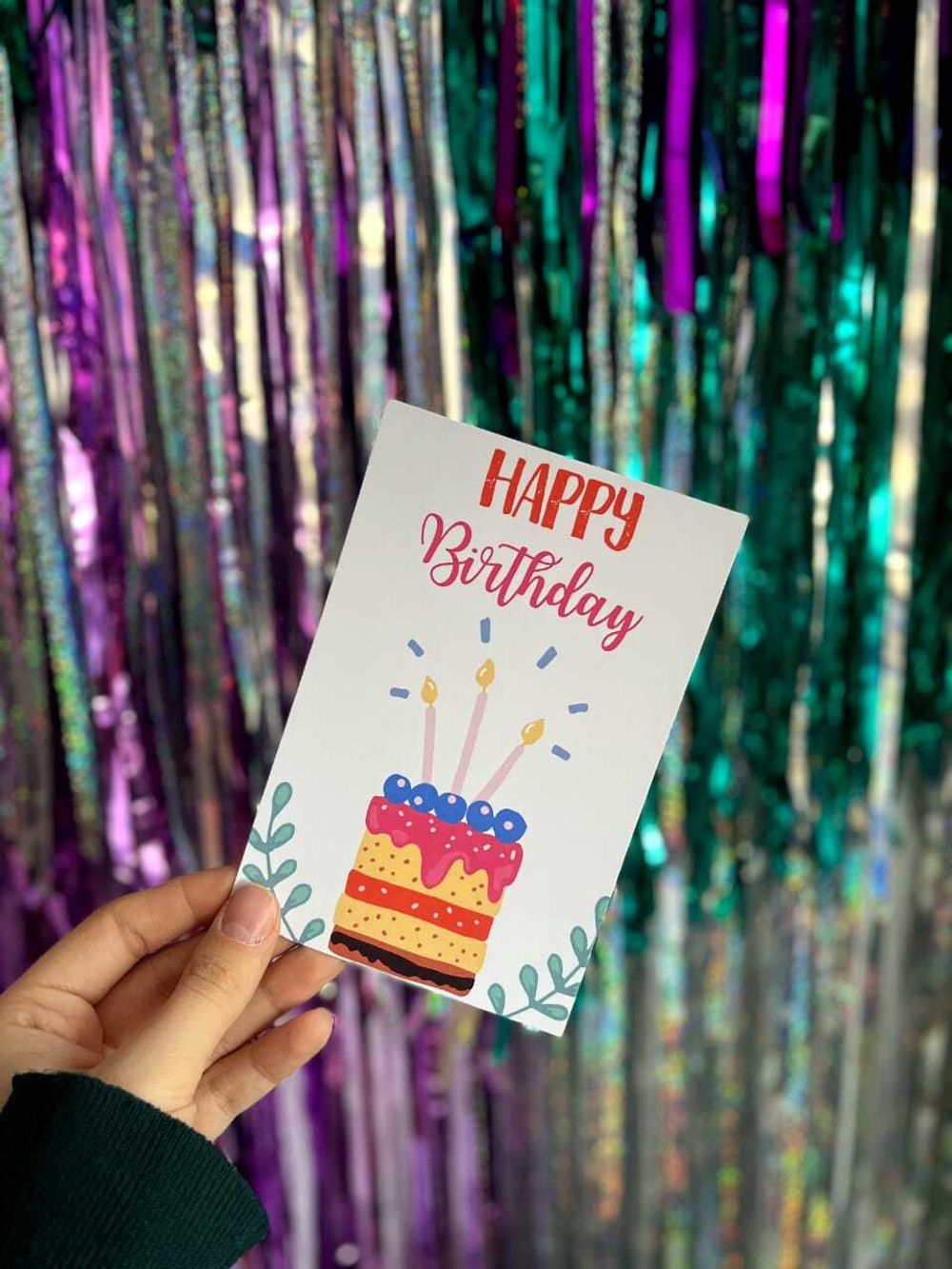 Открытка Тортик Happy Birthday №11  Изображение2