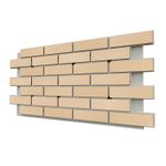 Клинкерная фасадная термопанель ЭППС Cerrad Krem rustico 1150x540