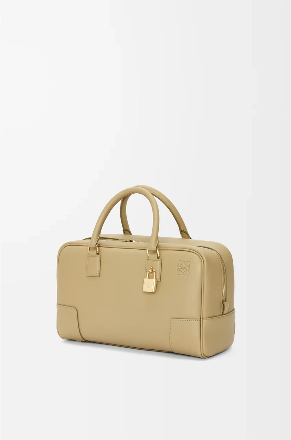 Loewe Сумка Amazona 28 из телячьей кожи наппа, бежевый/зеленый