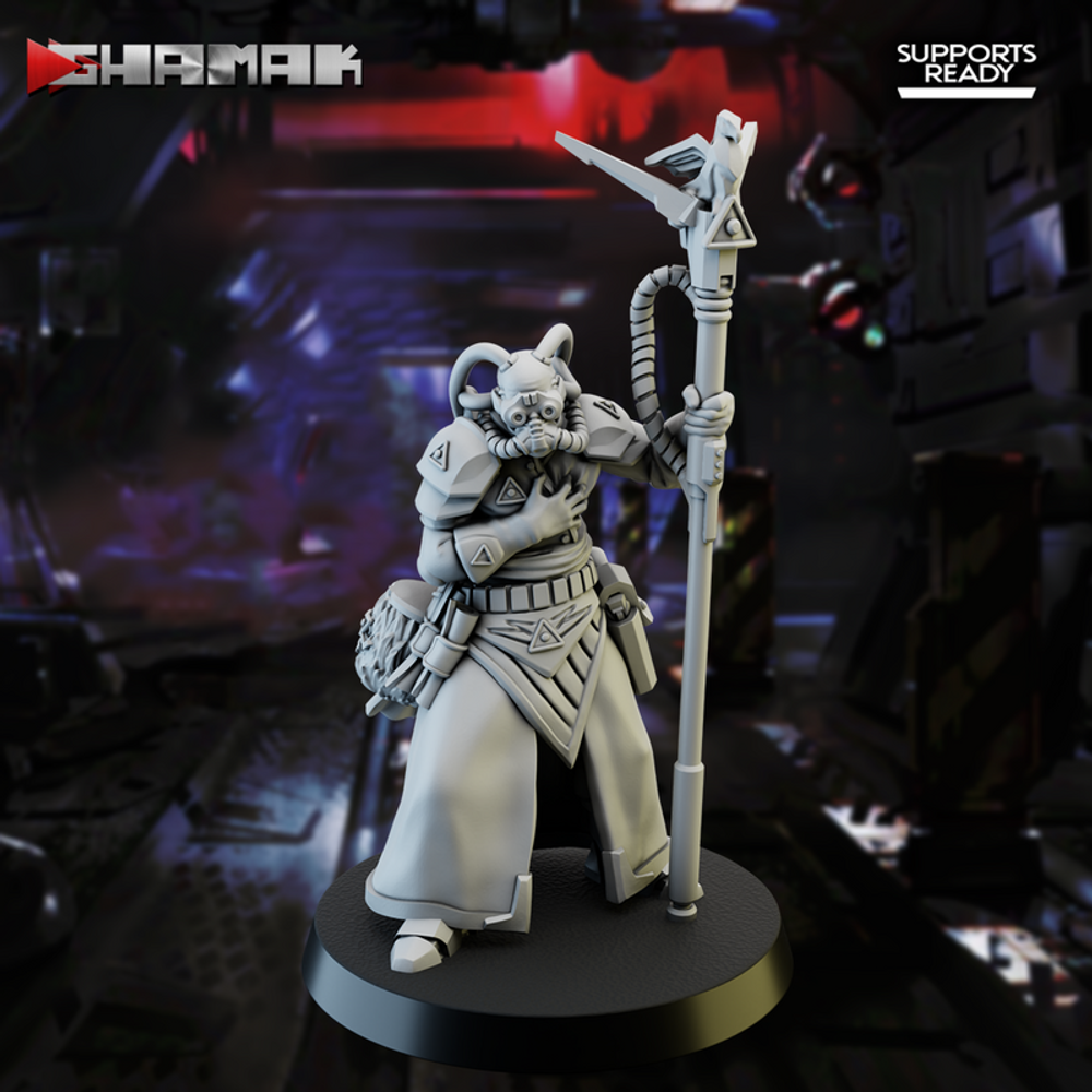 Astra Militarum Vostroyan Firstborn Psyker Санкционированный псайкер №4 миниатюра для dnd, днд, pathfinder, фентези, Настольная игра, НРИ, Варгейм, РПГ