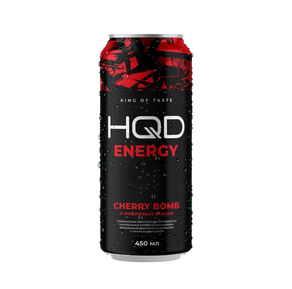 HQD Energy Cherry Bomb 0,45л (Кр.12) 1шт.