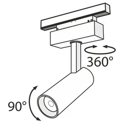 Трековый светильник Focus LED TR019-2-10W4K-B Maytoni