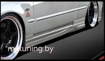 Накладки на пороги INFERNO 2 для Honda Civic 6