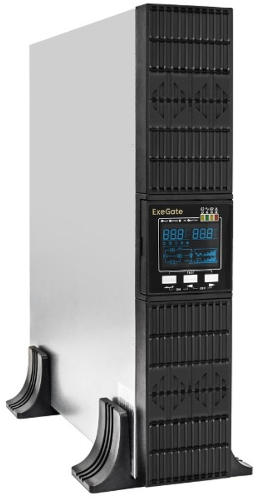 Источник бесперебойного питания Exegate PowerExpert ULS-575-6kVA.LCD.AVR.T.USB.RS232.SNMP.2U