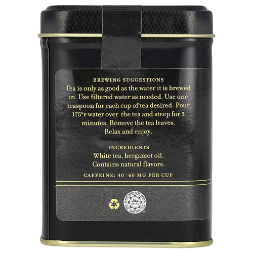 Harney & Sons, White Tea, White Winter Early Grey, 56 г (2 унции)