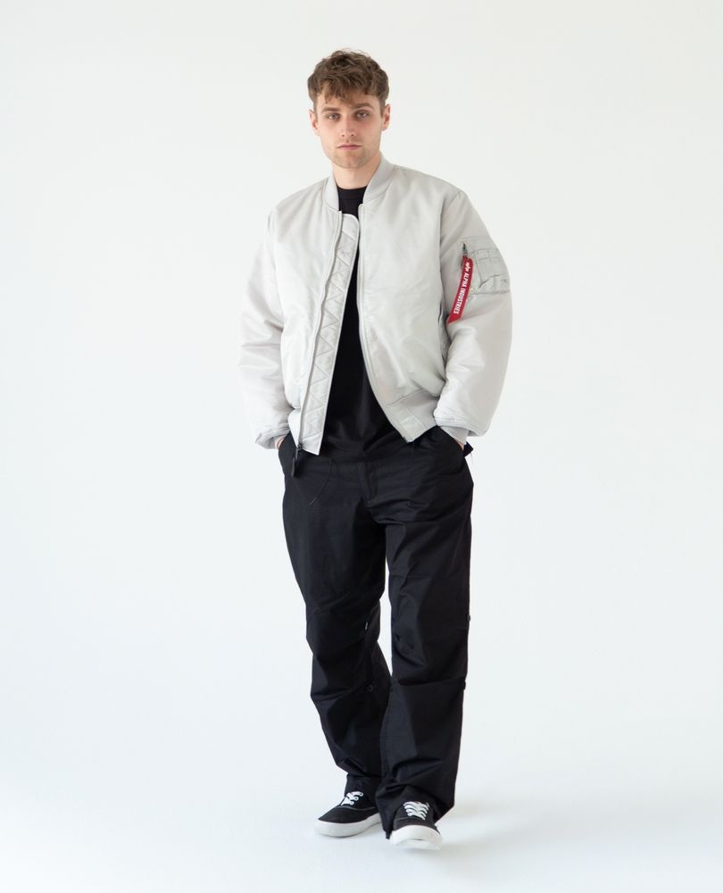 Куртка бомбер Alpha Industries MA-1 Light Grey