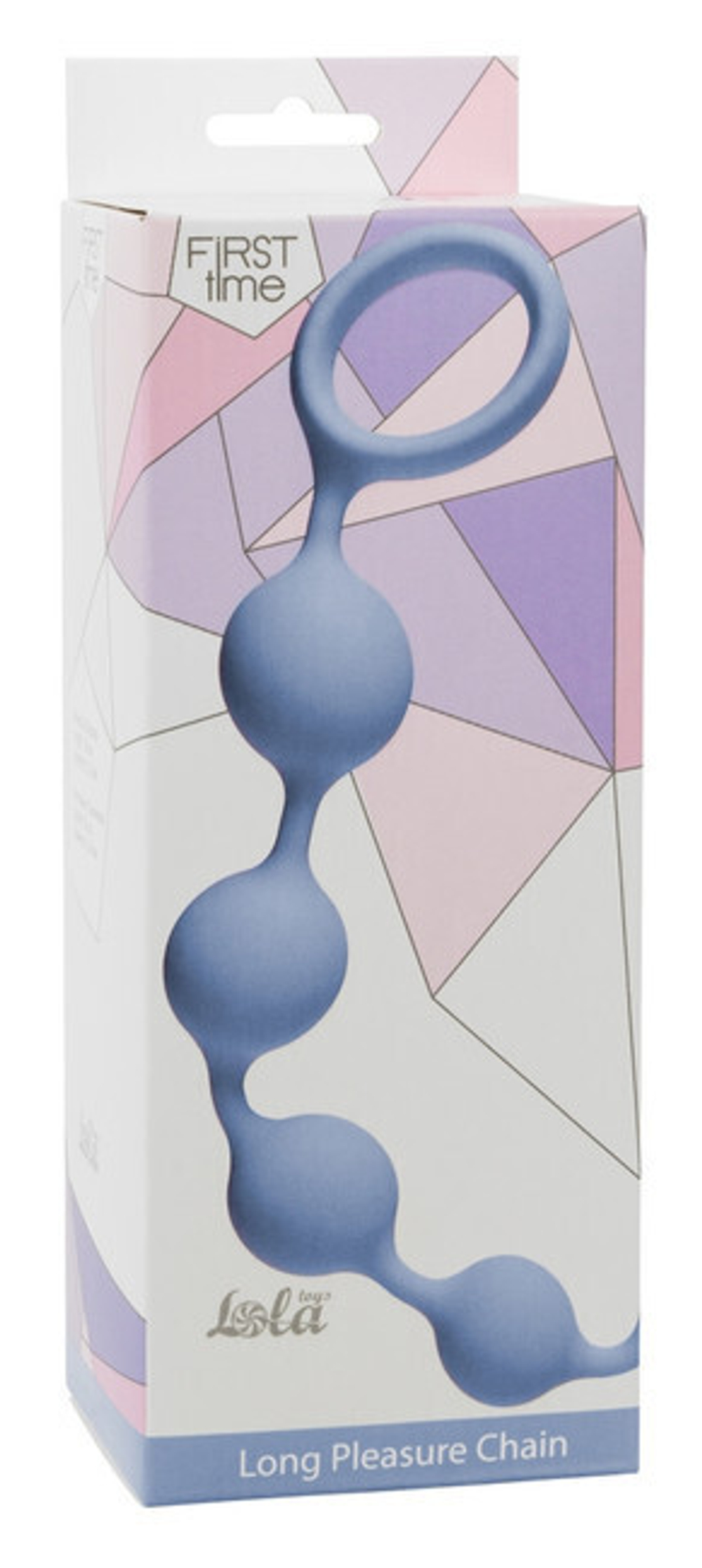Длинная анальная цепочка Long Pleasure Chain (31,5 см , нежно-голубой) (Цвет: нежно-голубой)