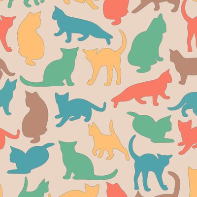 Цветные коты